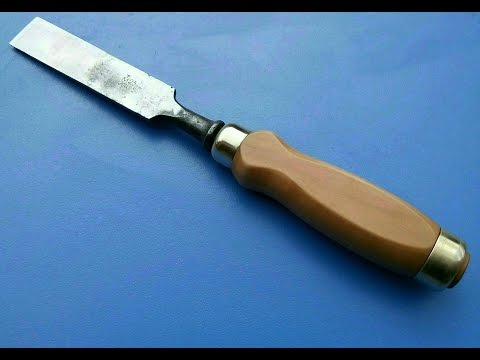 Видео: Как сделать ручку для стамески. Часть 2/2. How to make a chisel handle.