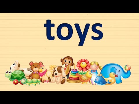 Видео: Toys. Игрушки по-английски.  Видео-словарь.