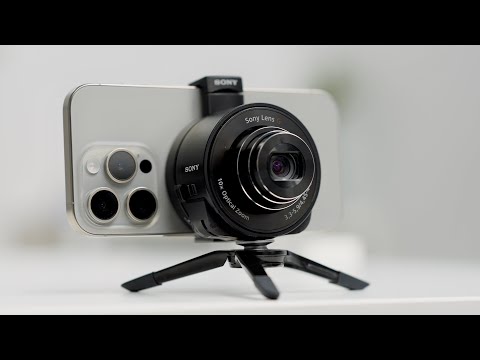 Видео: Камера-объектив Sony QX10 для iPhone и Android