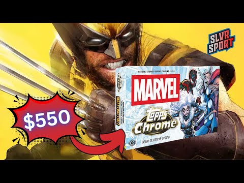 Видео: Потрясающий набор — завышенная цена? — Открытие Topps Chrome Marvel Hobby Box 2025 года