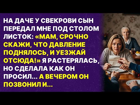 Видео: Скажи, что голова болит, и УЕЗЖАЙ», — шепнул сын...