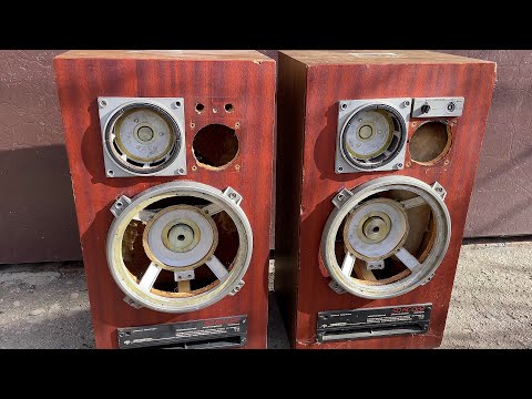 Видео: ВОССТАНАВЛИВАЮ КОЛОНКИ ИЗ ХЛАМА! RESTORATION JUNK SPEAKERS!