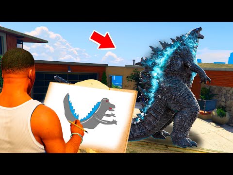 Видео: ФРАНКЛИН СУРЕТКЕ ГОДЗИЛЛАНЫ САЛЫП ШЫН ӨМІРГЕ ШЫҒАРДЫ (GTA V)