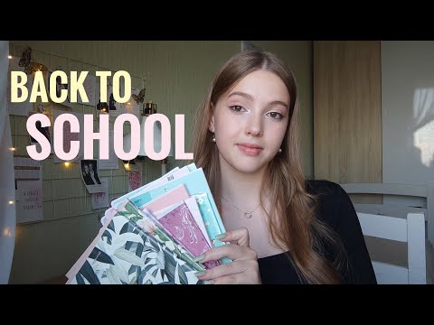 Видео: back to SCHOOL 🏫 *в старшую школу* // моя канцелярия к школе