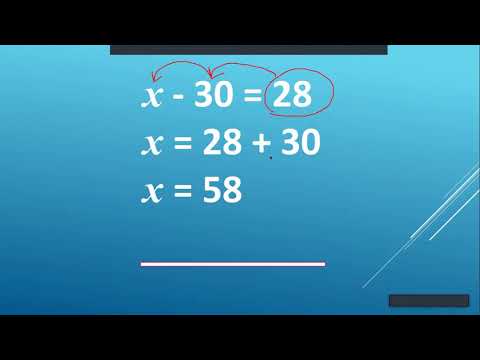 Видео: Рівняння на віднімання (на знаходження невідомого зменшуваного, невідомого від'ємника). Математика.