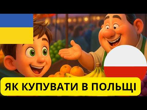 Видео: Вивчи польську через діалог на ринку 🍎 для початківців