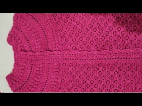 Видео: Простой и красивый жакет крючком с длинным рукавом для женщин # размер 34-36 # (часть 1)