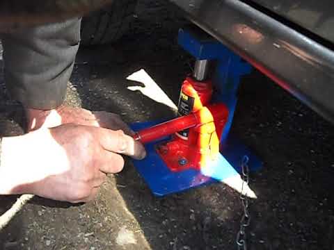 Видео: домкрат гидравлический доработка.