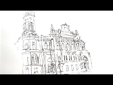 Видео: Urban Sketching /Міський скетчинг