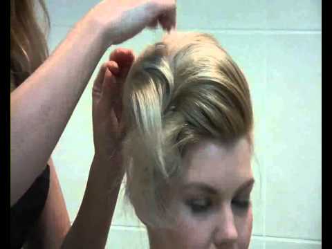 Видео: Alexandra Edelberg быстрая причёска 7.wmv