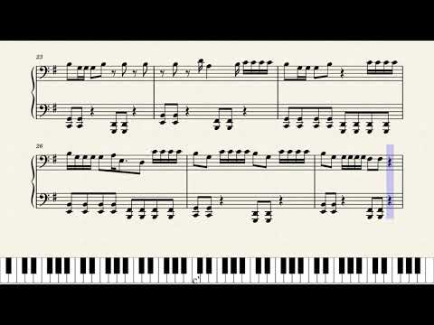 Видео: Пошлая Молли - Даже моя бейби не знает - ноты для пианино [Easy]