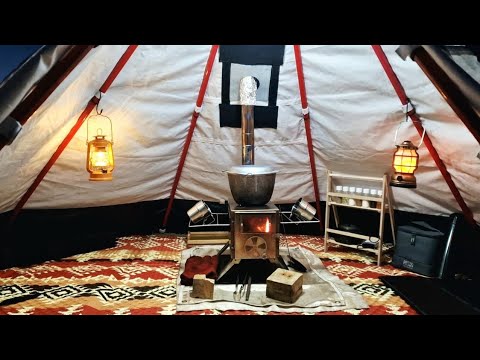 Видео: НАША НОВАЯ ПАЛАТКА - ЧУМ/ 1-ый ТЕСТ в МОРОЗ - 10°