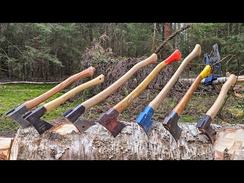 Видео: Финские топоры Billnas и реплика от Аники.