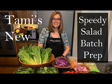 Видео: Быстрая подготовка салатной партии — Тами Крамер — Записная книжка Nutmeg