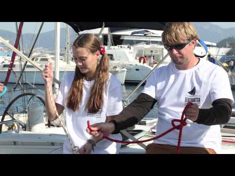 Видео: Практический видеокурс "Управление парусной яхтой". Серия Первая "Узлы и швартовы".