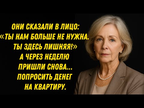 Видео: Невестка объявила: «Мы не пригласили тебя на праздник, ты лишняя!» Но за дом платить снова попросила