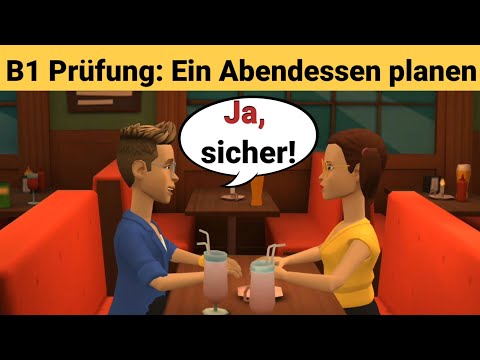 Видео: Устный экзамен по немецкому языку B1 | Планируем что-то вместе/диалог | Разговор Часть 3: Ужин