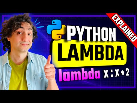 Видео: Лямбда-функции Python (визуальное объяснение) | Курс #Python 32