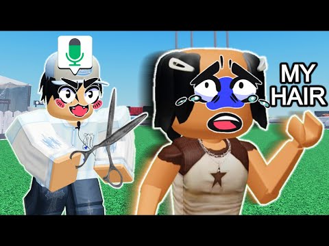 Видео: Делаю УЖАСНЫЕ СТРИЖКИ в голосовом чате Roblox 2!