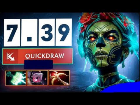 Видео: Dota 2 Кери Муэрта. Патч 7.39с. Очень сильный герой в нынешнюю мету брони и хп. Бесконечный скейл.