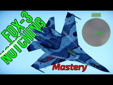 Видео: Close Range Fox-3 Notching: Мастер-класс