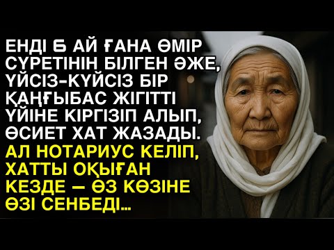 Видео: Ешкім естімеген әңгіме. ЕНДІ ЖАРТЫ ЖЫЛ ҒАНА ӨМІР СҮРЕТІНІН БІЛГЕН ӘЖЕ, ҮЙСІЗ-КҮЙСІЗ БІР ҚАҢҒЫБАС…