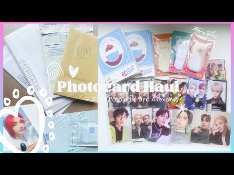 Видео: ✉ Распаковка обменов и покупок kpop фотокарт (+ Billlie Patbingsu и Aliexpress haul) ✉