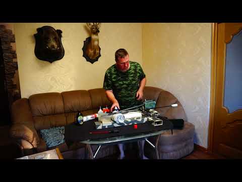 Видео: Поэтапная чистка карабина. Roessler Titan 6 308win.  Step-by-step cleaning of the rifled carbine.