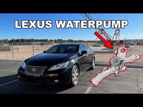 Видео: Замена водяного насоса на V6 TOYOTA / LEXUS 2GRFE: 2008 Lexus ES350: как это сделать
