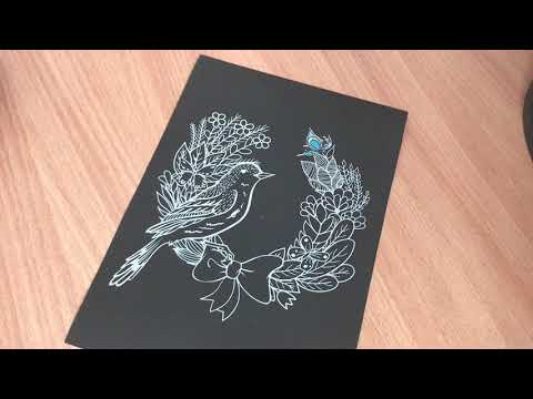 Видео: АСМР шепотом, гравюра✍🏻 ASMR