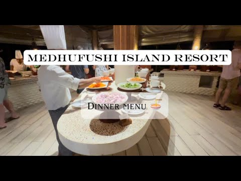 Видео: All Inclusive Ужин 🥗Вечернее меню в отеле Medhuhufushi Island Resort 🍜