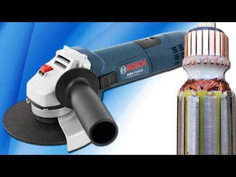 Видео: Bosch GWS 7-115E (ОБМОТКА ЯКОРЯ И КАТУШКИ)
