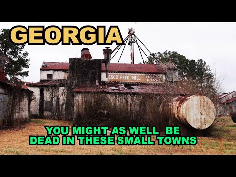 Видео: СЕЛЬСКАЯ ДЖОРДЖИЯ: В этих маленьких городках вы практически мертвы