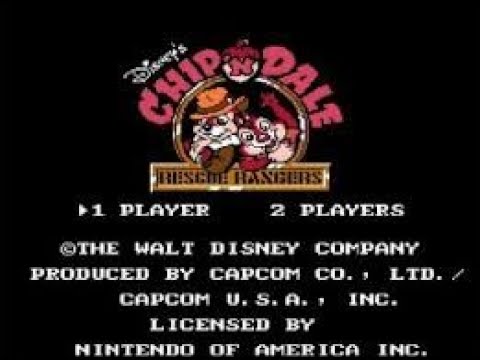 Видео: Chip and Dale Rescue Rangers Walkthrough (Чип и Дейл прохождение) NES, Famicom, Dendy, 8 bit