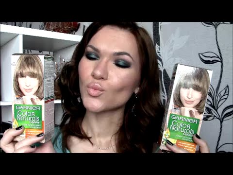 Видео: Обзор на краску для волос Garnier Color Naturals оттенка 7.1 Ольха