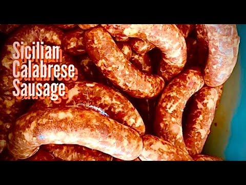 Видео: Как приготовить сицилийскую колбасу Калабрезе