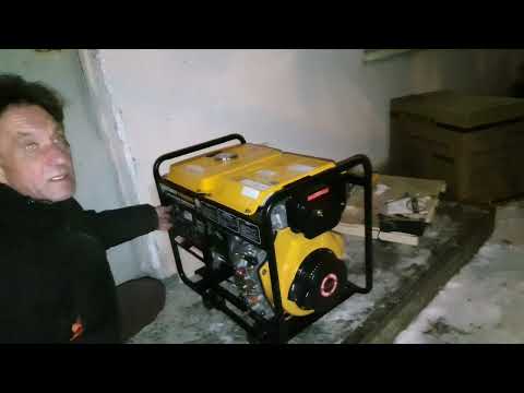 Видео: Дизельный генератор FORTE FGD9000E - предпродажная подготовка и запуск