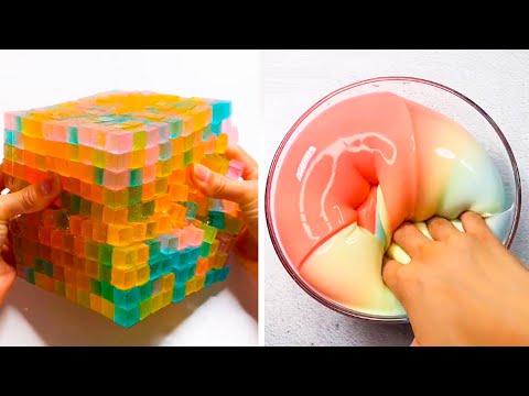 Видео: Расслабляющее Slime ASMR видео | Лучшая странно удовлетворяющая слизь #76