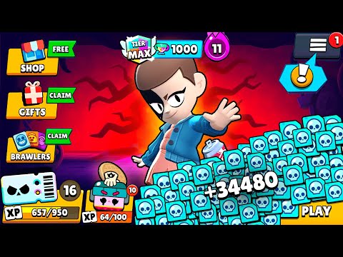 Видео: Наберите 34480 КРЕДИТОВ за ОДИННАДЦАТЬ — Brawl Stars