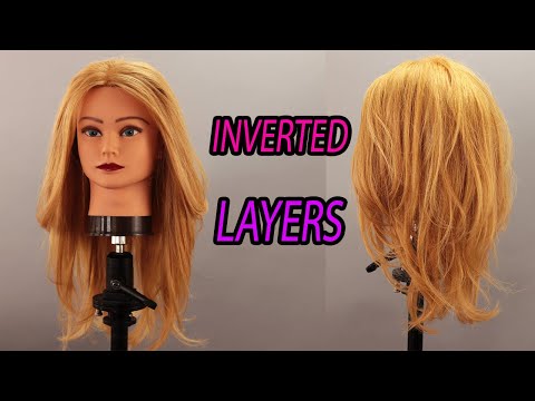 Видео: Как сделать стрижку перевернутыми слоями, пошаговое руководство.
