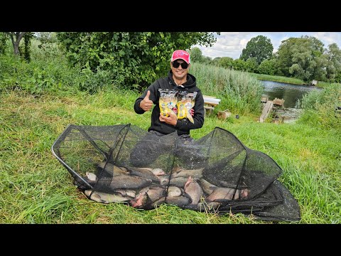 Видео: Ухх! Вот это рыбалка! 30 КГ ЛЕЩА Lielupe - ЛОВЛЯ   на Поплавок !!OK COPE SPORT GROUNDBAITS Bream !!!