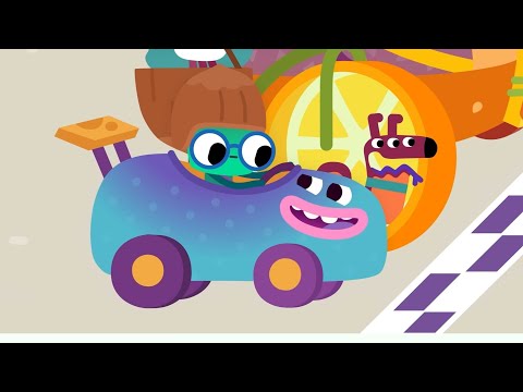 Видео: Вкусные приключения - Ум и Хрум: ВКУСНЫЕ ГОНКИ - Мультфильм для детей | Серия 46
