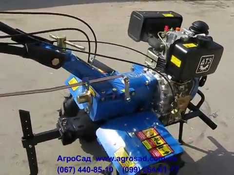 Видео: Как правильно завести дизельный мотоблок с воздушным охлаждением