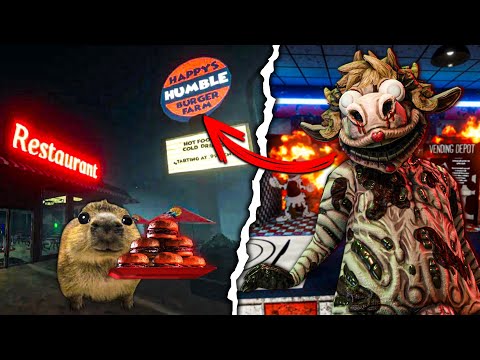 Видео: НИКОГДА НЕ ЕШЬ БУРГЕРЫ В ЭТОМ РЕСТОРАНЕ 🍔 в Happy's Humble Burger Farm