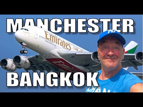 Видео: ИЗ МАНЧЕСТЕРА В БАНГКОК С EMIRATES НА ОГРОМНОМ AIRBUS A380
