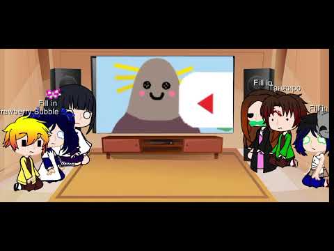 Видео: #реакция команды танджиро на ,, красный чел''