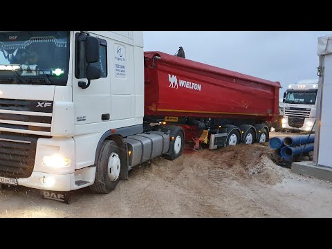 Видео: Даф Тонет на выгрузке,ЖАЛКО КРЫЛЬЯ((Три раза Провалился(((