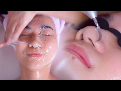 Видео: ASMR | Лучшая в мире процедура ухода за кожей с алоэ вера
