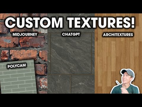 Видео: ИИ против реальных фотографий — ЛУЧШИЙ способ создания текстур для SketchUp