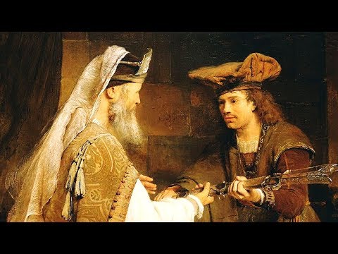 Видео: Первосвященник Ахимелех возвращает Давиду меч Голиафа